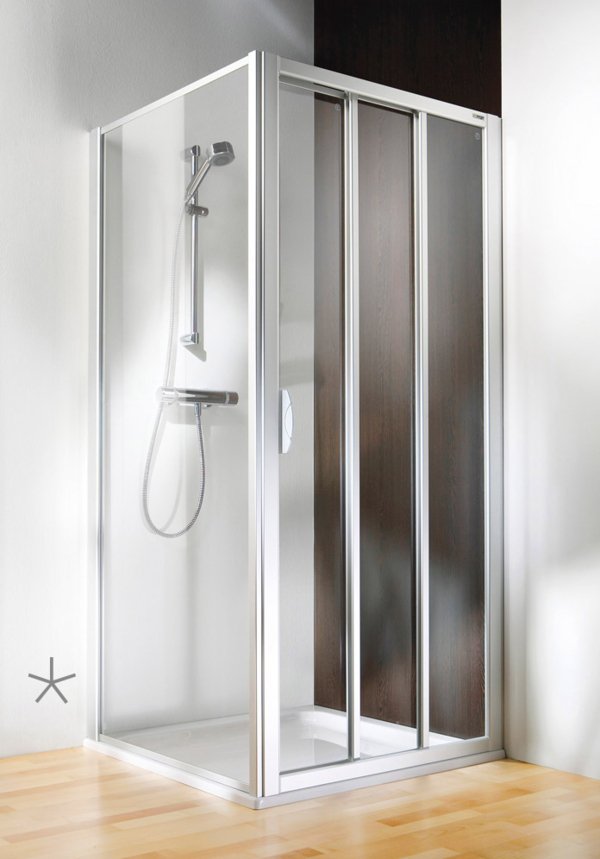 BASELINE 3-częściowe drzwi przesuwne wnękowe (*Zdj, ze ścianą boczną) | © Artweger GmbH. & Co. KG