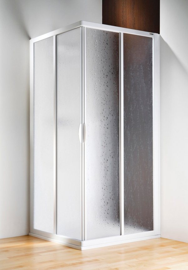 BASELINE Accès d’angle avec 2 portes coulissantes | © Artweger GmbH. & Co. KG